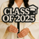 شارة التخرج CLASS OF 2025 - اكريليك       